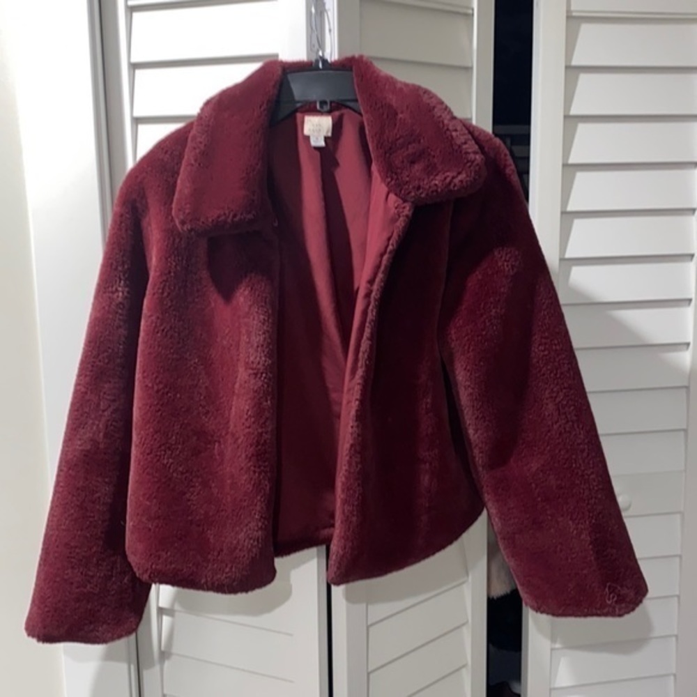 A new day velvet red jacket